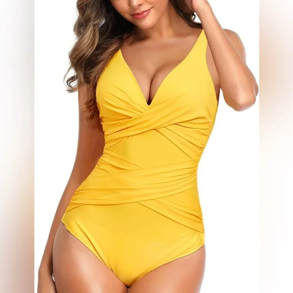 Tummy Control Swimsuits for Women Slimming One Piece - Picture 1 of 8